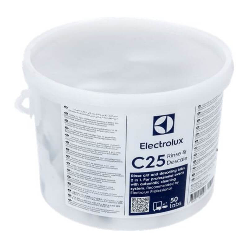 Tablettes de Rinçage & Détartrage C25 – Fours SKYLINE (Nettoyage automatique)