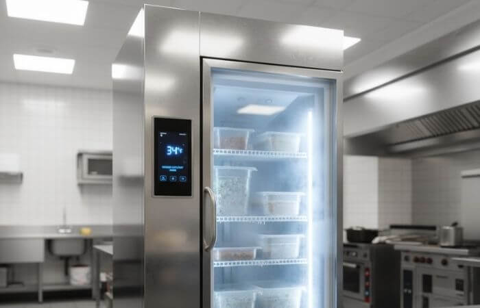 Congélateur moderne écoénergétique
