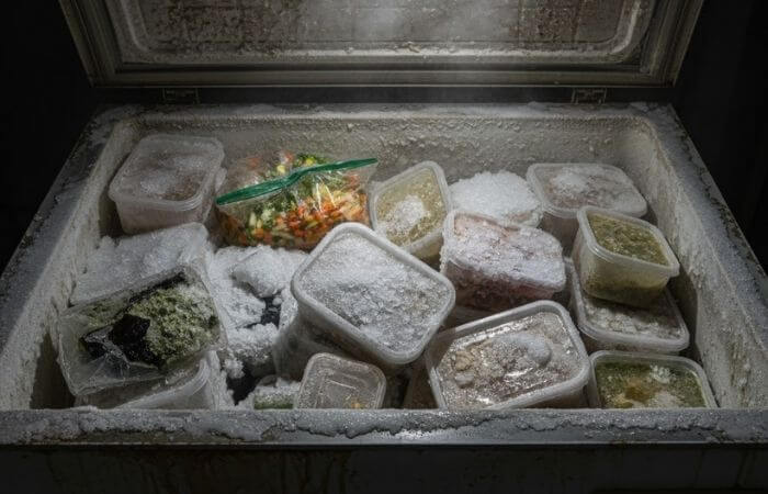 Denrées abîmées par une mauvaise conservation