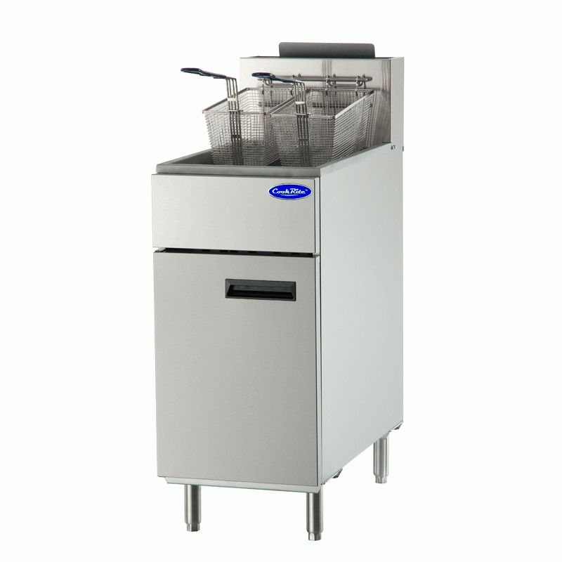 Friteuse 40 kg/h en acier inoxydable avec paniers de cuisson, cuisine professionnelle